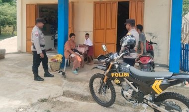 Cegah Potensi Gangguan Keamanan, Polsek Rote Tengah  Gelar Patroli Dialogis