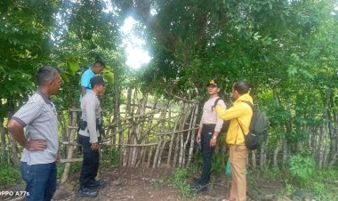 Sinergitas Bhabinkamtibmas Bersama Warga Tingkatkan Keamanan Lahan Pertanian