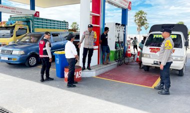 Kapolres Rote Ndao : Lima SPBU di Rote Ndao Menjadi Fokus Pengamanan Selama Distribusi BBM Bagi Masyarakat