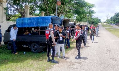 Patroli Preventif Presisi Samapta Polres Rote Ndao, Monitoring Pelaksanaan Sidang di Pengadilan Rote Ndao