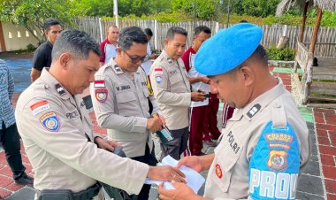 Jelang Operasi Keselamatan Turangga 2026, Propam Operasi SIM dan Kendaraan Personel