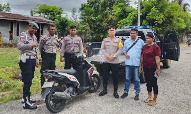 Satu Unit Motor  Ditemukan Dalam Hutan, Warga Lapor Polsek Rote Selatan
