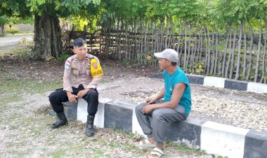 Kegiatan  Preemtif Bhabinkamtibmas Polsek Rote Barat Daya