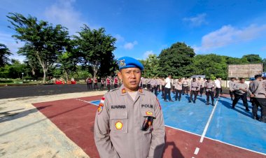 Jaga Integritas, Propam Polres Rote Ndao Lakukan Gartiplin Secara Rutin