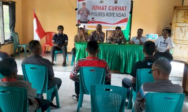 Jumat Curhat di Desa Oenitas, Sejumlah Keluhan Warga Menjadi Prioritas