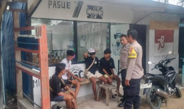 Patroli Dialogis Polsek Lobalain, Hadir dan Sapa Masyarakat Demi Harkamtibmas
