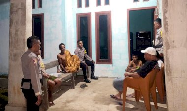 Polsek Rote Barat Laut Gelar Patroli Ronda Presisi, Monitoring Aktifitas Masyarakat dan Antisipasi Gangguan Kamtibmas