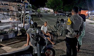 Kapolsek Lobalain : Patroli Malam Untuk Memantau Aktifitas Masyarakat di Malam Hari