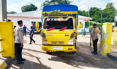 Jamin Keamanan Pengguna Jasa Transportasi Laut, Polsek Pantaibaru Tingkatkan Pengamanan Diarea Pelabuhan