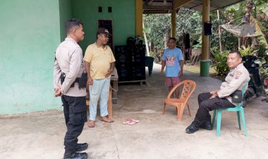 Polsek Rote Barat Laut Sambangi Warga Bentuk Proaktif Polri Jaga Keamanan Lingkungan