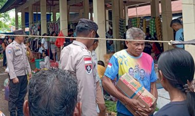 Polsek Rote Barat Daya  Tingkatkan Pengamanan di Pasar Tudameda