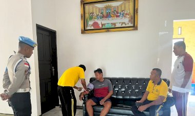Kabag SDM Lakukan Home Visit Bagi Personel Polri Yang Sakit