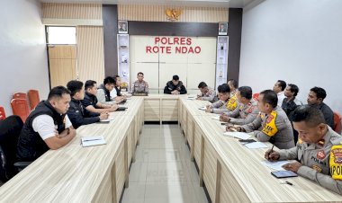 Polres Rote Ndao Gelar Focus Group Discussion (FGD), Bentuk Sinergitas  Dalam Penegakkan Hukum