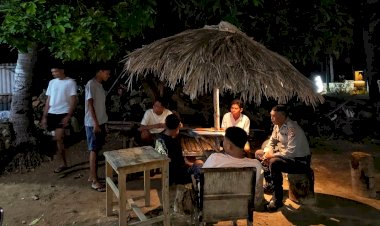 Patroli K2YD Polsek Rote Barat Sosialisasikan Keamanan Kepada Masyarakat