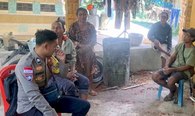 Pastikan Keamanan Warga Binaan, Bhabinkamtibmas Polsek Rote Selatan Tingkatkan Kegiatan Sambang