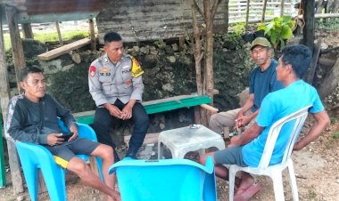 Kegiatan Preemtif Bhabinkamtibmas Polsek Rote Barat Daya Bersama Warga Binaan