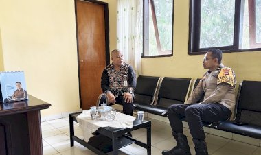 Kapolsek Rote Barat Lakukan Silaturahmi Dengan Camat Rote Barat, Komitmen Bangun Sinergitas  Jaga Kamtibmas