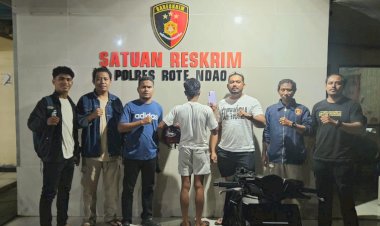 Polres Rote Ndao Berhasil Meringkus Terduga Pelaku Percobaan Pencurian  di Oetutulu