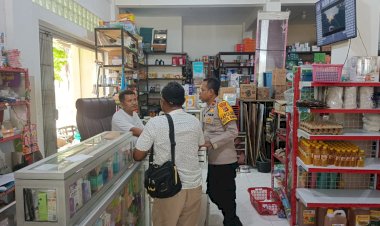 Silaturahmi Kapolsek Rote Barat Bangun Sinergitas Bersama Warga Jaga Keamanan