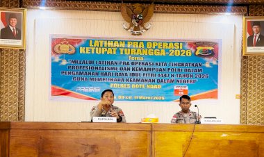 Polres Rote Ndao Gelar Lat Pra Operasi Ketupat Turangga 2026, Wujudkan Keamanan Jelang Idulfitri