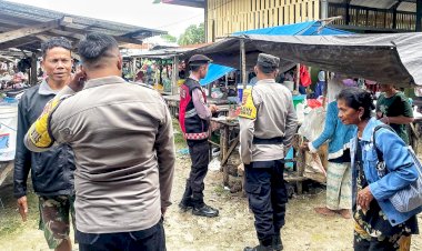 Polsek Rote Barat Laut Tingkatkan Pengamanan di Pasar Busalangga, Jamin Kenyamanan Masyarakat