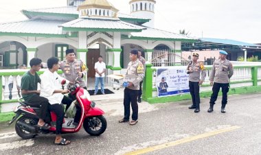 Kapolres Rote Ndao dan PJU Lakukan Safari Ramadhan 1447 H di Mesjid An Nur Metina