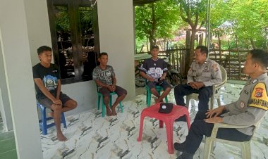 Pendekatan Melalui Kegiatan Sambang, Personel Polsek Rote Barat Daya Cegah Potensi Gangguan Keamanan