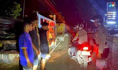 Patroli Malam Polsek Rote Barat Jaga Kamtibmas Tetap Kondusif