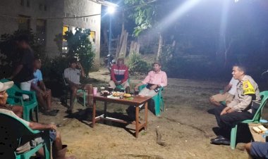 Bhabinkamtibmas Polsek Rote Tengah Lakukan Patroli Dialogis dan Sambang di Moklain