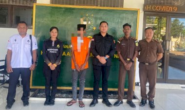 Unit PPA Sat Reskrim Polres Rote Ndao  Lakukan Tahap II Tersangka Persetubuhan Anak