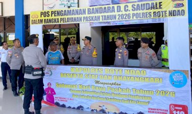 Pastikan Pengamanan Operasi Samana Santa Turangga 2026 Berjalan Aman, Kapolres Rote Ndao Tinjau Pos Pangamanan