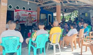 Jumat Curhat Bersama Warga Nitaso, Upaya Polri Jaga Kepercayaan Publik