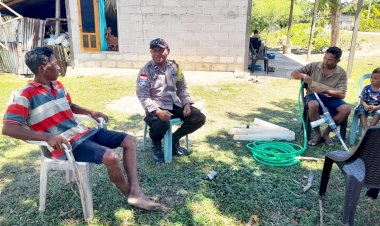 Kegiatan Preemtif Personel Polsek Rote Timur Untuk Ciptakan Kamtibmas Yang Kondusif