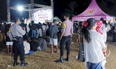 Patroli Malam Personel Polsek Lobalain Jamin Kamtibmas Tetap Kondusif