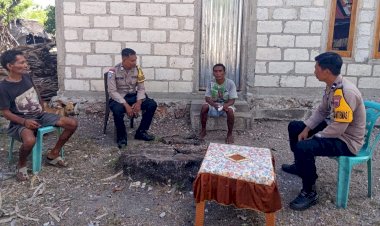 Patroli KRYD  Polsek Rote Barat Daya Tingkatkan Rasa Aman Bagi Warga
