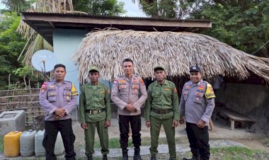 Polsek Pantaibaru Lakukan Monitoring Pos Kamling, Ciptakan Lingkungan Aman dan Nyaman