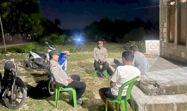 Polsek Rote Barat Daya Jaga Kemittraan Dengan Masyarajat Wujudkan Kamtibmas Yang Kondusif