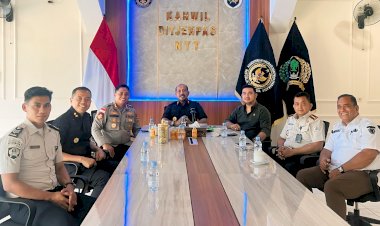 Perkuat Komitmen Jaga  Keamanan Lapas, Kapolres Rote Ndao Sambangi Ditjenpas Kanwil NTT