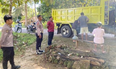 Polsek Rote Selatan Lakukan Monitoring Aktifitas Masyarakat, Pastikan Kamtibmas Tetap Komdusif