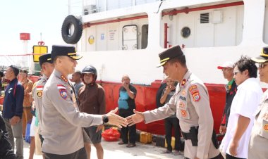 Tim Supervisi Korbinmas Baharkam Polri Tiba di Rote, Disambut PJU Polres Rote Ndao