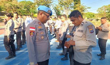 Propam Polres Rote Ndao Gelar Gaktiplin Tingkatkan Kedisiplinan dan Cegah Pelanggaran