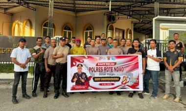 Polres Rote Ndao Gelar Bakti Religi Jelang Hari Bhayangkara ke-80