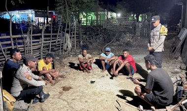 Cegah Potensi Pidana, Polsek Rote Barat Daya Tingkatkan Patroli Malam