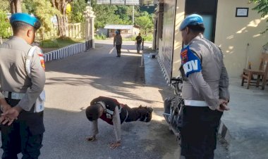 Propam Polres Rote Ndao Rutin Gelar Gaktiplin, Komitmen Jaga Disiplin Anggota Polres Rote Ndao