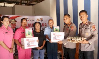 Anjangsana  Polres Rote Ndao dan Bhayangkari Jelang Hari Bhayangkara ke-80