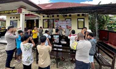 Jumat Curhat di Rote Selatan, Kabag Ops Polres Rote Ndao Lakukan Terapi USEFT