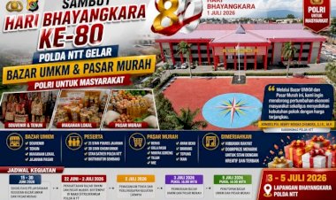Sambut Hari Bhayangkara ke-80, Polda NTT Siapkan Bazar UMKM dan Pasar Murah untuk Masyarakat