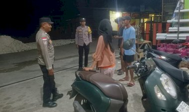 Polsek Rote Barat Daya Intensifkan Patroli Malam Antisipasi Gangguan Keamanan