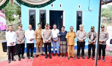 Kapolda NTT Tebar Kepedulian di Takari, Rumah Harapan Jadi Kado HUT ke-80 Bhayangkara untuk Warga