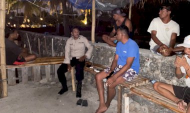 Patroli Malam Polsek Rote Barat, Upaya Untuk Menekan Potensi Tindak Pidana